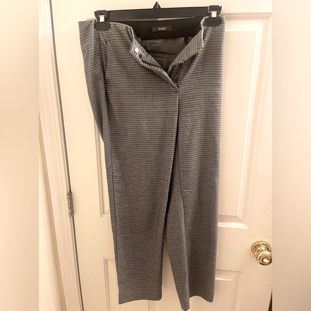 Grey and Navy high waist pants